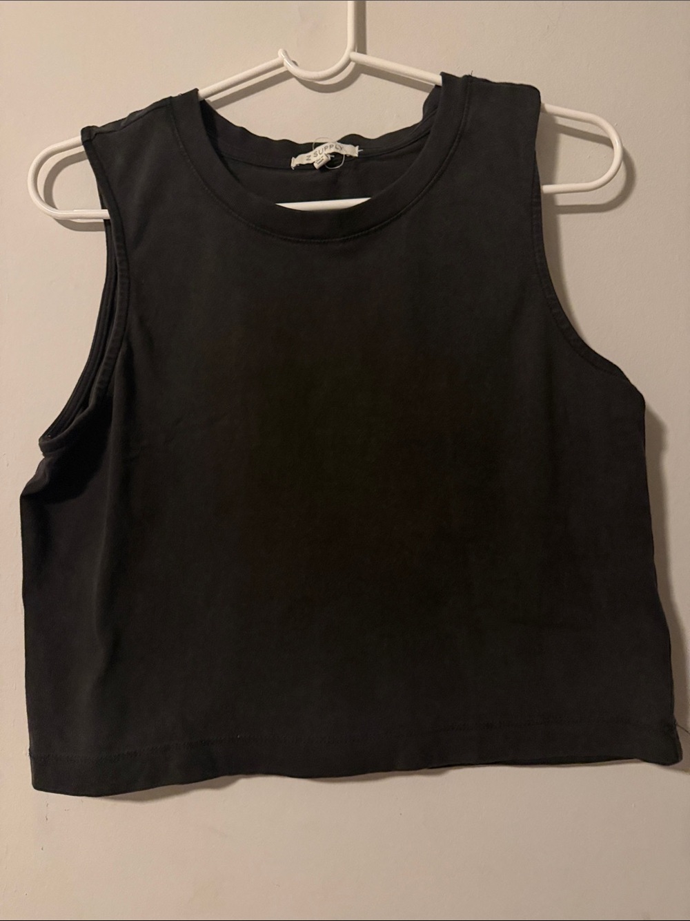 Z Supply Black Cropped Muscle Tank